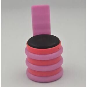 Pink Striped Barrel Shaped Chair Accessory for MGA LOL Surprise OMG Doll House